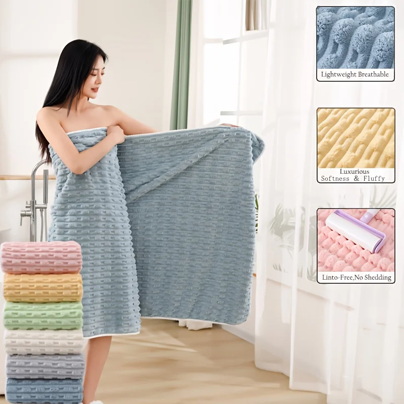 Waffle Weave Bath Towel Set 4