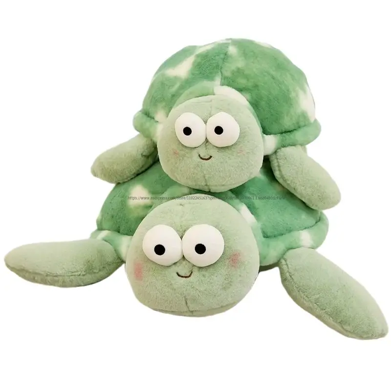

57/73cm Funny Kawaii Giant Soft Big Eyes Tortoise Stuffed Turtle Lifelike Animal Plush Cushion Pillow Baby Toy Birthday Gift Kid