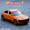 1:32 Porsche Macan Simulation Toy Car Model Alloy Diecast Sound Light Pull Back Scale Model Car Boys Birthday Collection Gifts 1