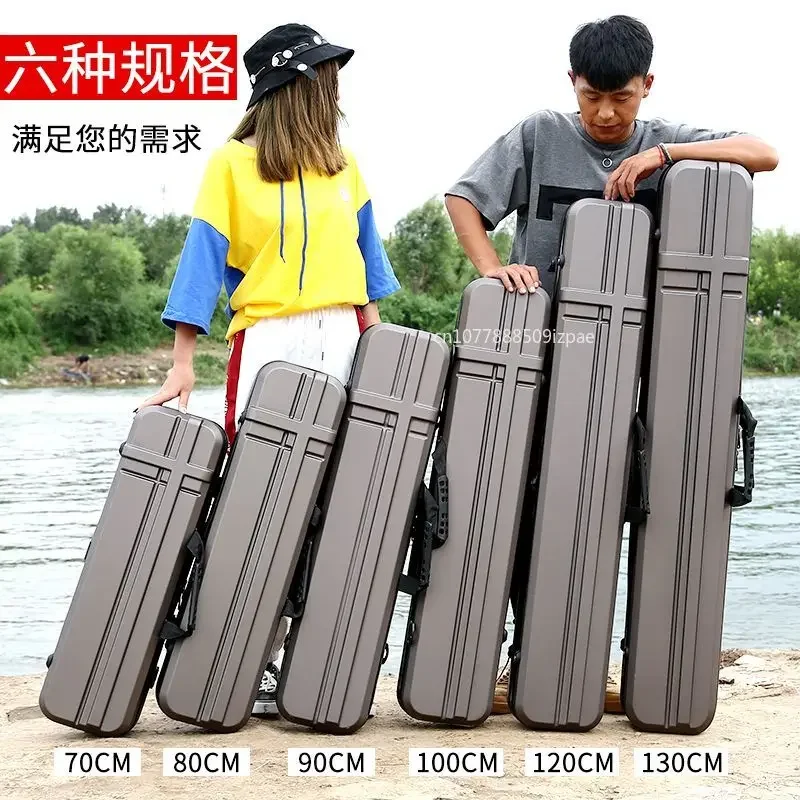 70cm 80cm 100cm 125cm 130cm 휴대용 abs 낚싯대 가방 낚시 보조 가방 하드 케이스 막대 커버 낚시 하드 케이스 чехол для удочек