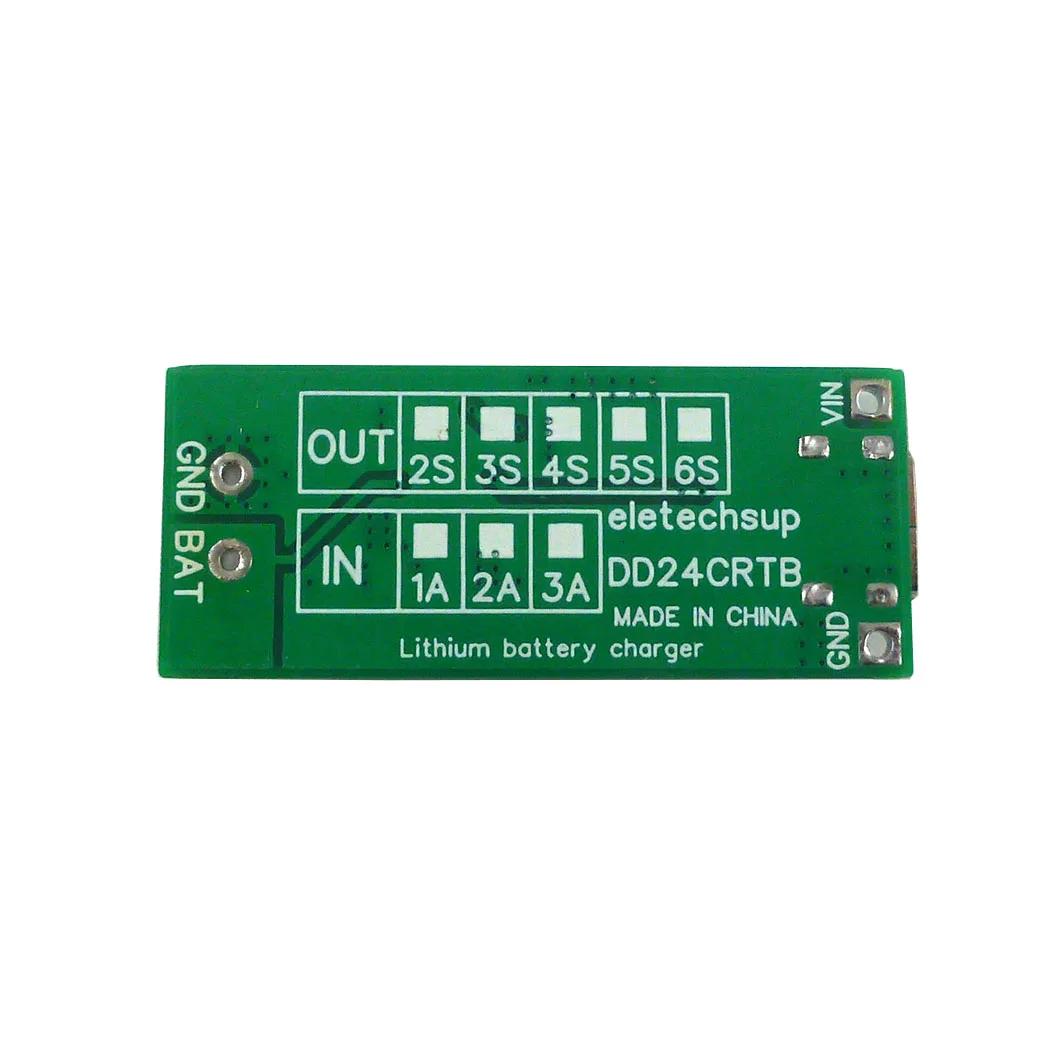 2-6S Type-c 멀티 셀 8.4V 12.6 16.8 21V 25.2V 7.4V 11.1V 14.8V 18.5V 22.2V 18650 배터리 팩용 스텝업 부스트 충전기 모듈
