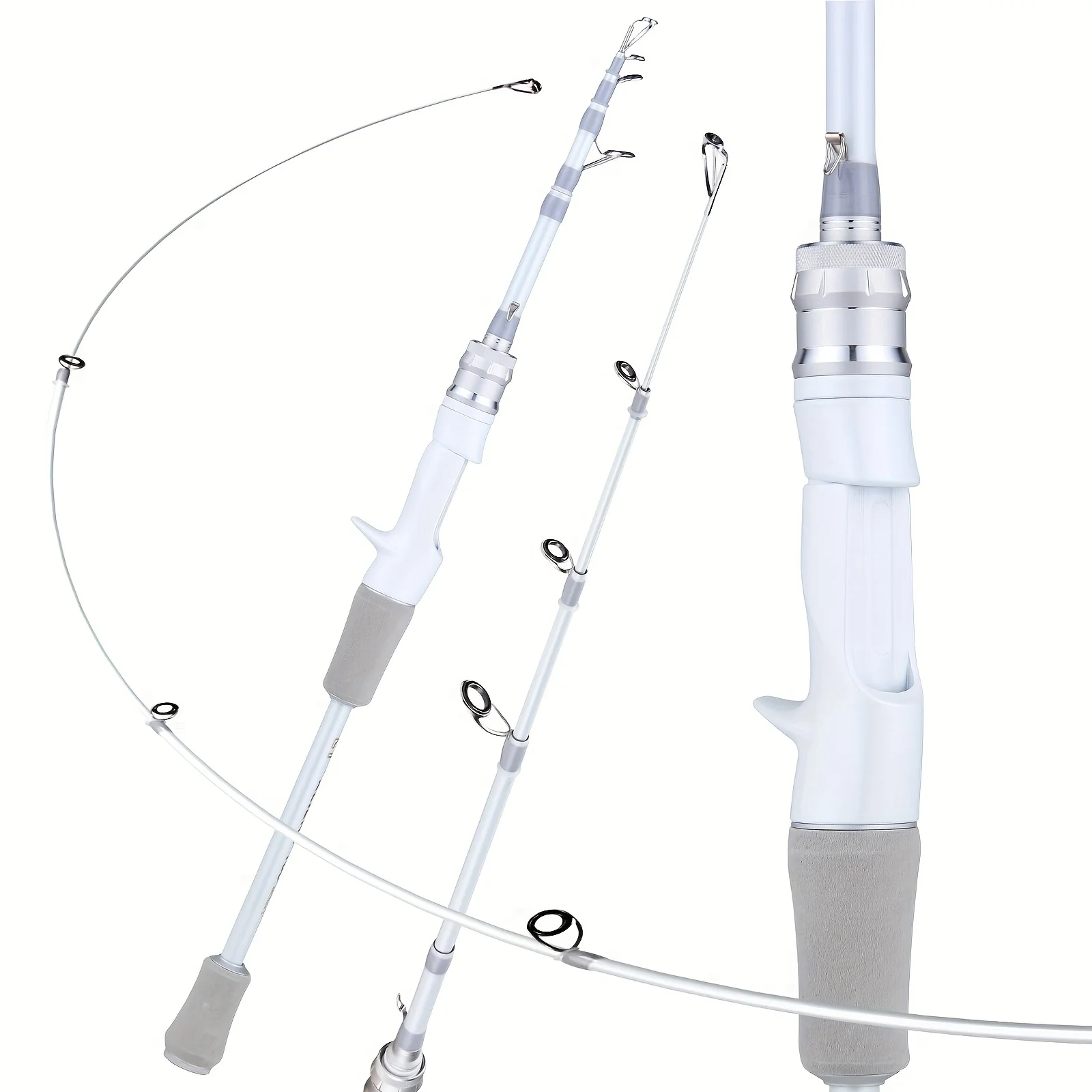 HAUT TON ET Telescopic Fishing Rod, Carbon Fiber Spinning & Casting Rod, Lightweight Fishing Pole De