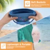 6PCS Summer Cartoon Beach Set Toys Children Digging Sand Plastic Bucket Watering Bottle Shovel Children Beach Water Play Toys 3