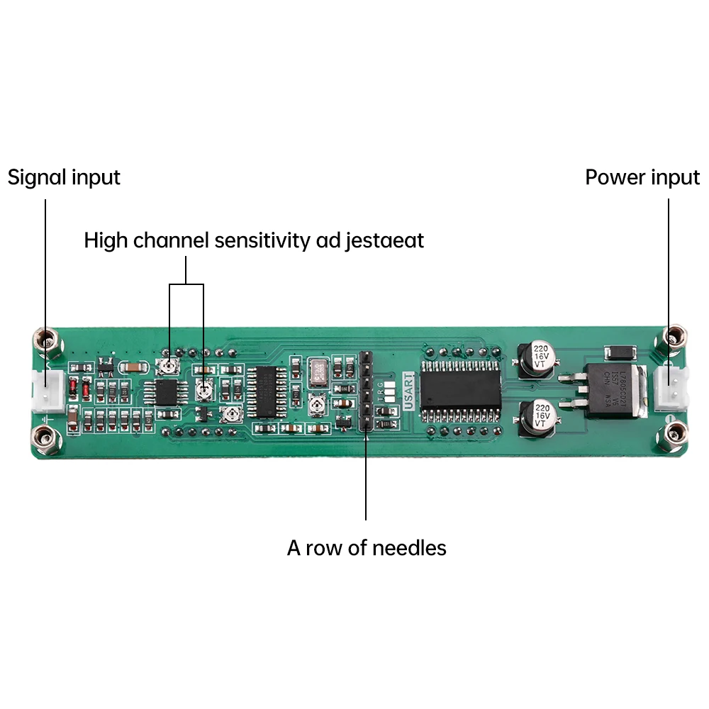 8-bit RF Signal Frequency Counter Cymometer LED Display Frequency Module 0.1MHz~1200MHz Display Meter Tester