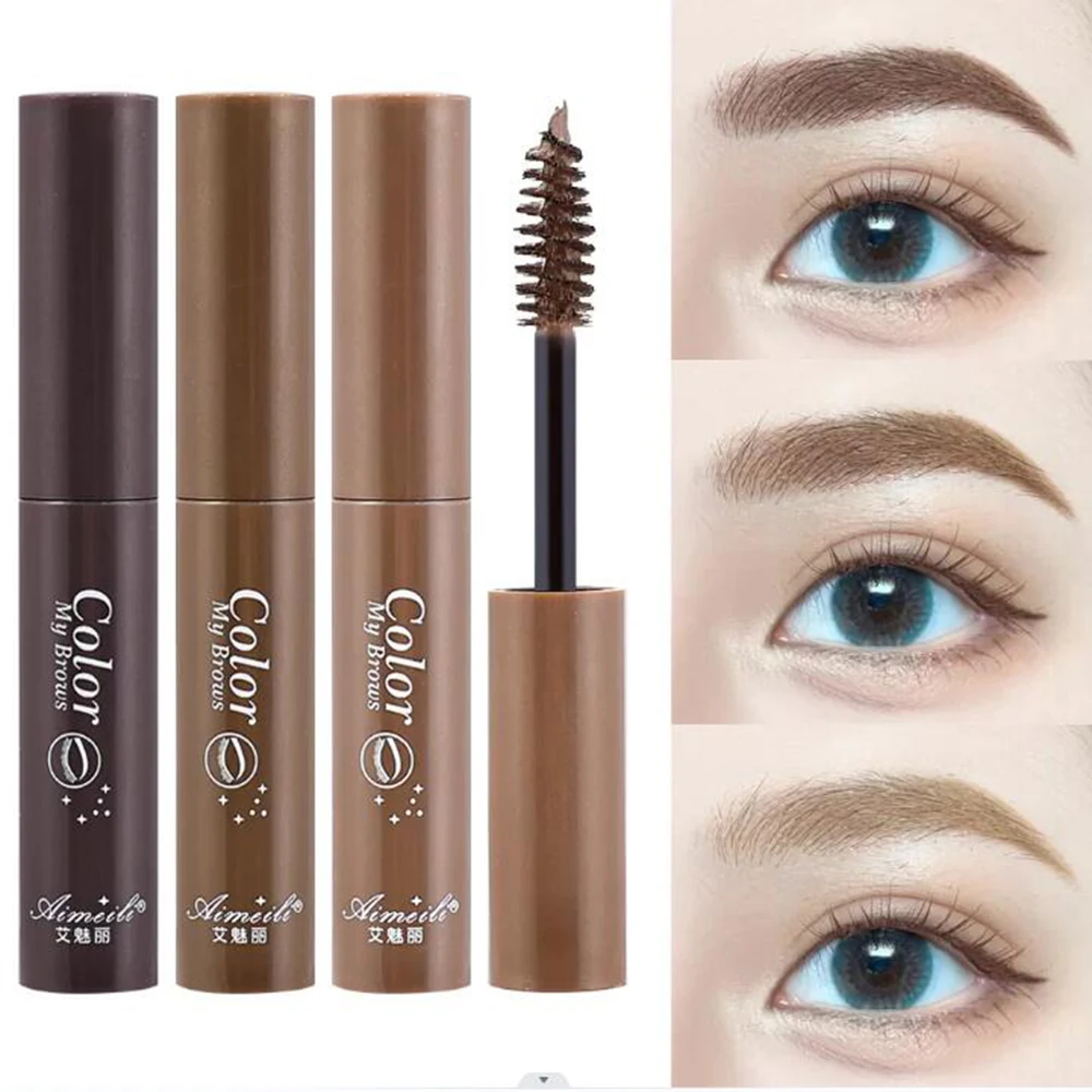 

Waterproof Natural Eyebrow Gel Semi-permanent Brow Color Enhancers Cream Sweatproof Eyebrow Dye Eye Cosmetics Strong Color