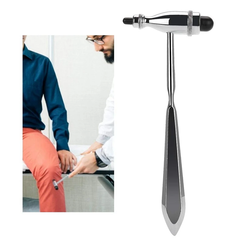 Neurological Hammer, Zinc Alloy Percussion Hammer Neurological Reflexs Diagnostic Mallet Medicals Examination Hammer 5