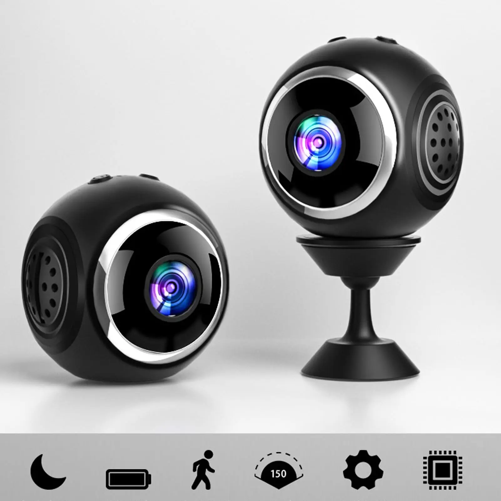 

WiFi Wireless Indoor Security Camera, Baby Monitor, Surveillance Camera, 1080P Night Vision Motion Detection Waterproof Camera