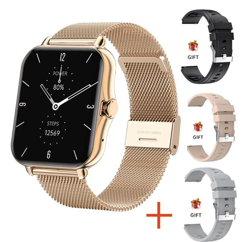 ECG Smart Watch Men Women Touch Clock Screen Sport Fitness Heart Rate Bluetooth Call Women Watch Compatible with ios For Xiaomi 