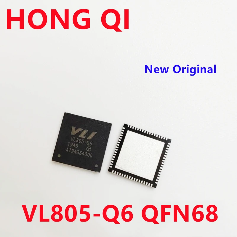 

5 шт., новинка, оригинальная флейта VL805 QFN68, 4 порта usb 3. 0. Основная сетевая карта со встроенным удлинительным чипом