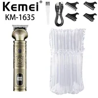Kemei Professional Hair Clipper For Men Km-1635 Rechargeable Cordless Electric Razor Hair Beard Trimmer barber 2
