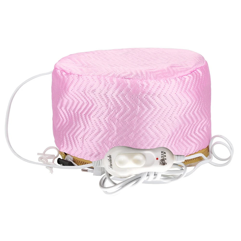 כובע סטימר לשיער כובע חימום חשמלי טיפוח תרמי עמיד למים כובע חימום עצמי SPA טיפוח שיער מזין