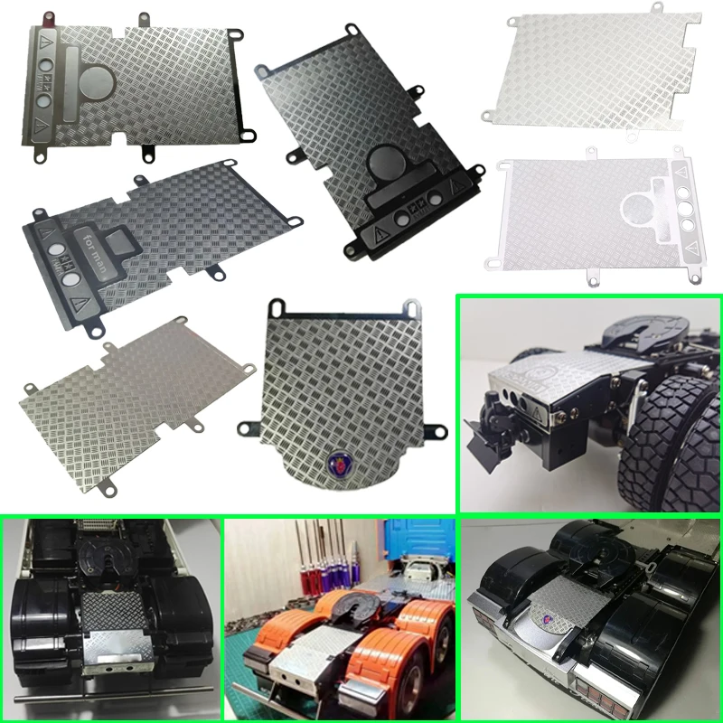 Placa Antideslizante De Acero Inoxidable Para Traxxas TRX-4 | Chasis Protector Para RC Car 82056-4 | Fácil De Instalar