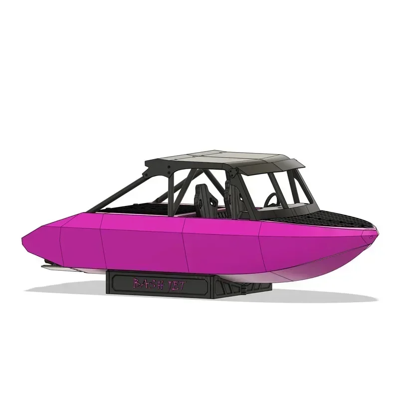 RC Jet Pump Kart Model High-speed Speedboat Toy Gift Compatible with M-JET-35 Jet Pump Hull Remote Control Electric Boat Model 4