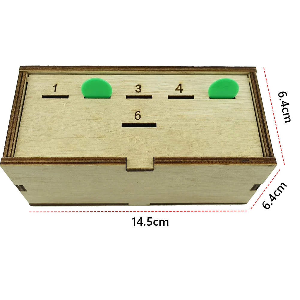 주사위와 나무 상자를 이용한 코인 드롭 게임, 가족과 함께 즐기는 보드 게임, 동전 주사위 게임 (어린이 및 성인용)