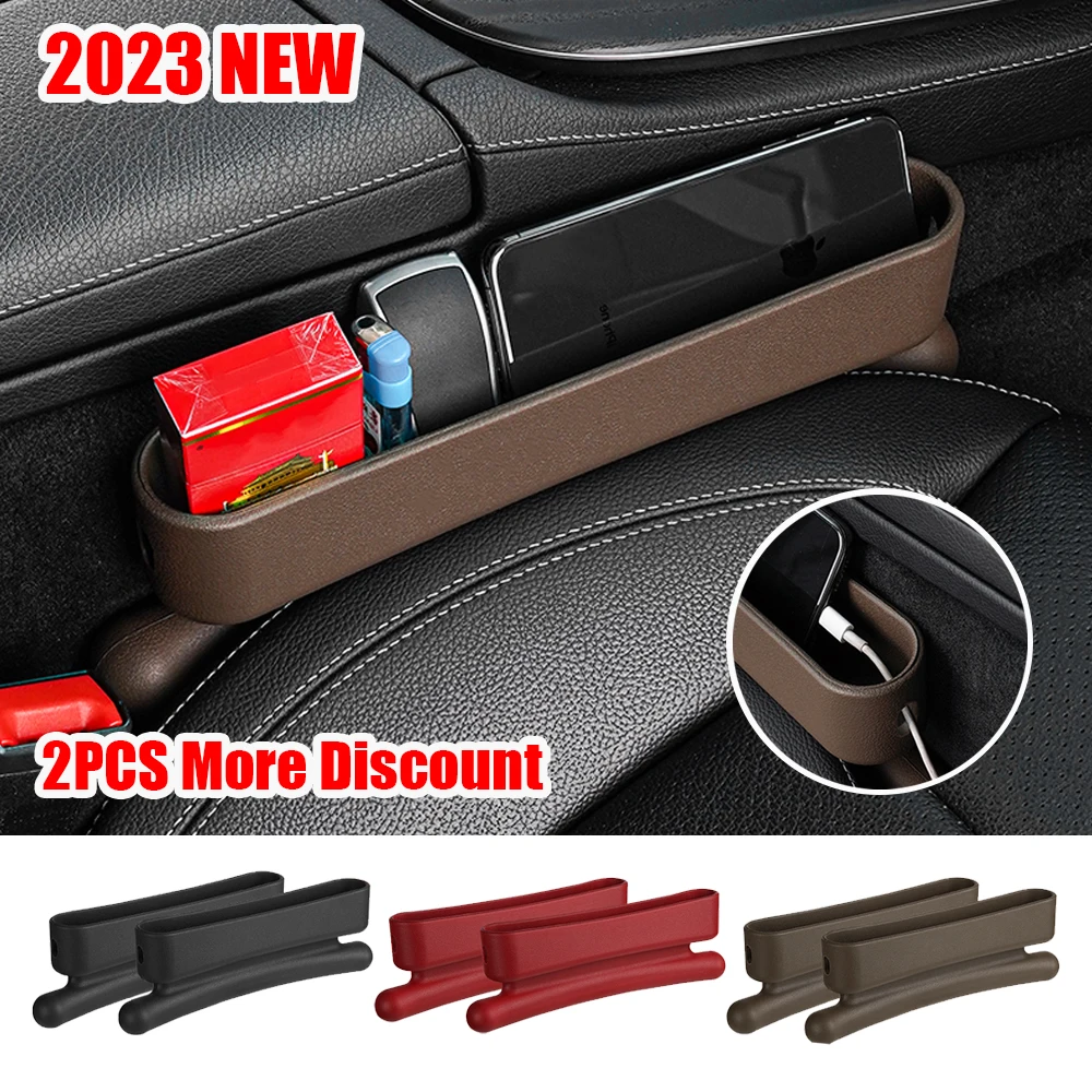 New Car Seat Crevice Storage Box Vehicle Supplies Leather Multi