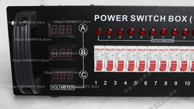 12 channels 4000W through box 4kw dimming table distribution box, power supply s