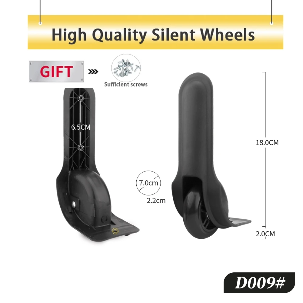 

Luggage Repair Rolling Cloth Suitcase Suitcase Universal Wheel Replacement Box Accessories Password Box High Quality Pulley