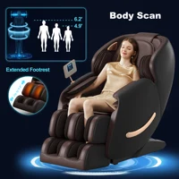 1 Year Warranty USA Local Delivery  3D Airbag Zero Gravity full body Massage Chair Home 3D Foot Roller Shiatsu Office Chair 2