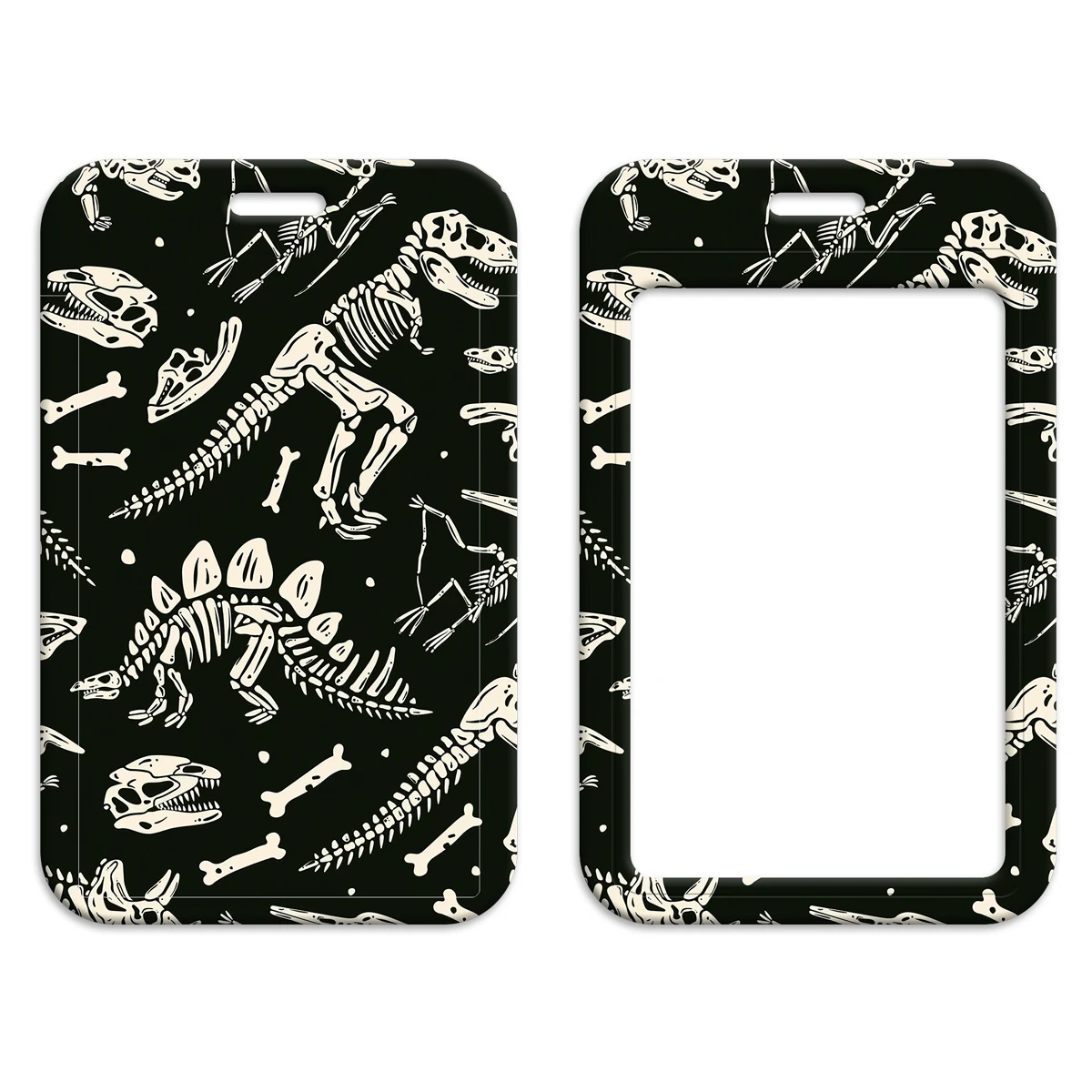 Whimsical Dinosaur Neck Strap and Keychain Holder