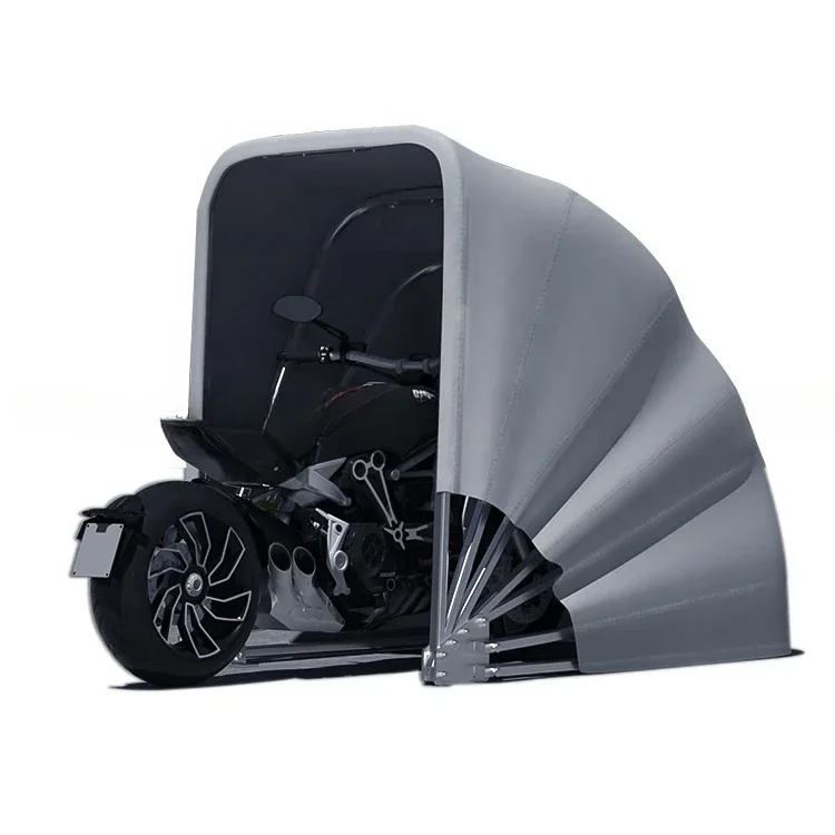 

Portable garage motorcycle park garage awning canopy motorcycle tent 600D Waterproof Oxford Cloth