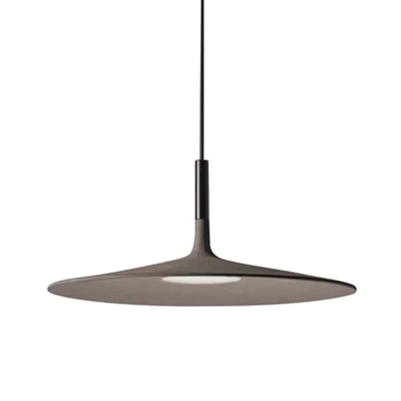 

Post modern simple bar hanging lamp creative minimalist bedroom bedside dining room UFO iron pendant lights