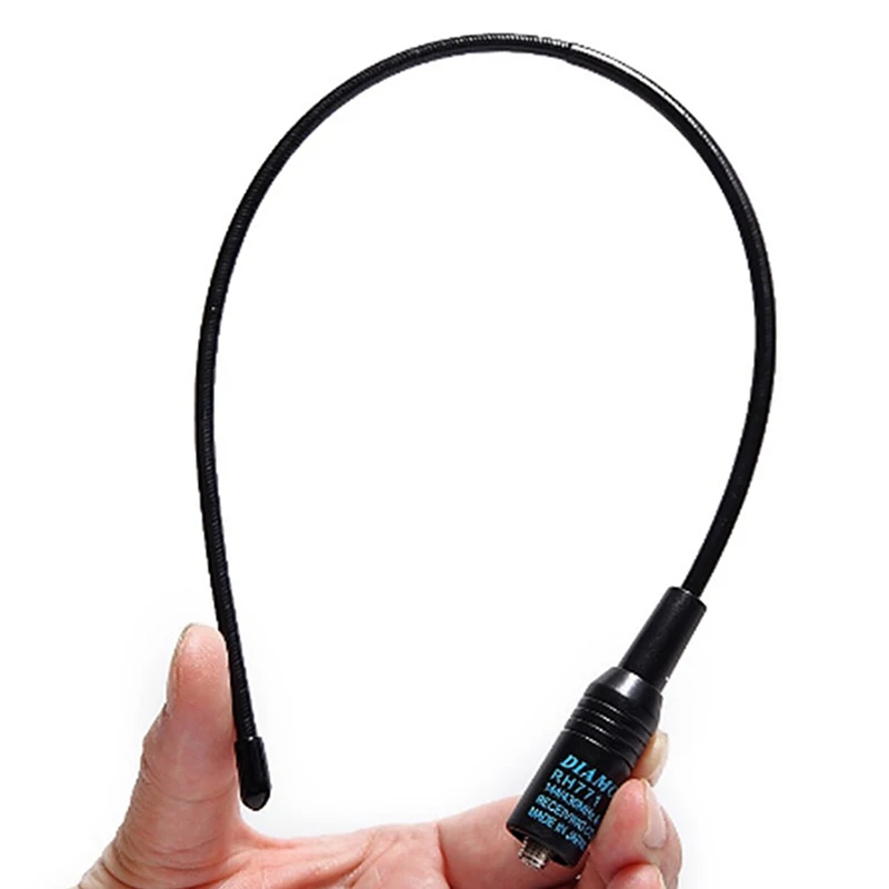 CPI-NA-771 SMA 여성형 SMA-F 듀얼 광대역 유연 안테나 VHF/UHF 144/430MHz 양방향 무전기 UV-5R BF-888S UV-82 등