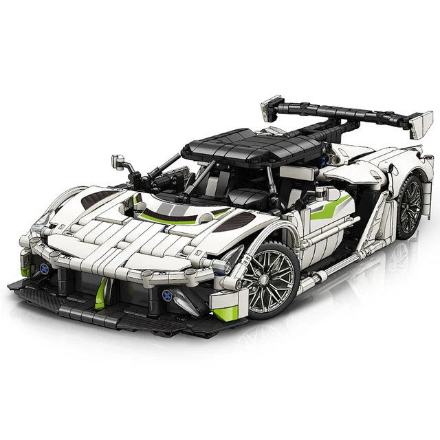 Technical City Speed Racing Car 1:14 Jesko Sports Car White Building Block MOC Expert Sports Vehicle Model For Children Gift Toy