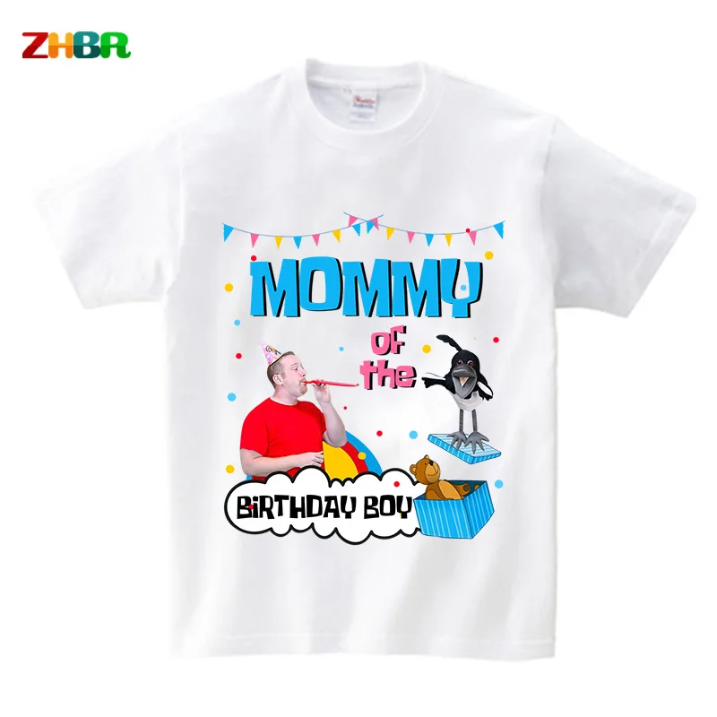 Steve and Maggie Shirt Birthday Boy Shirt Family Matching Outfit Personalized Name Shirt Kids 3rd Birthday Party Children Outfit 6
