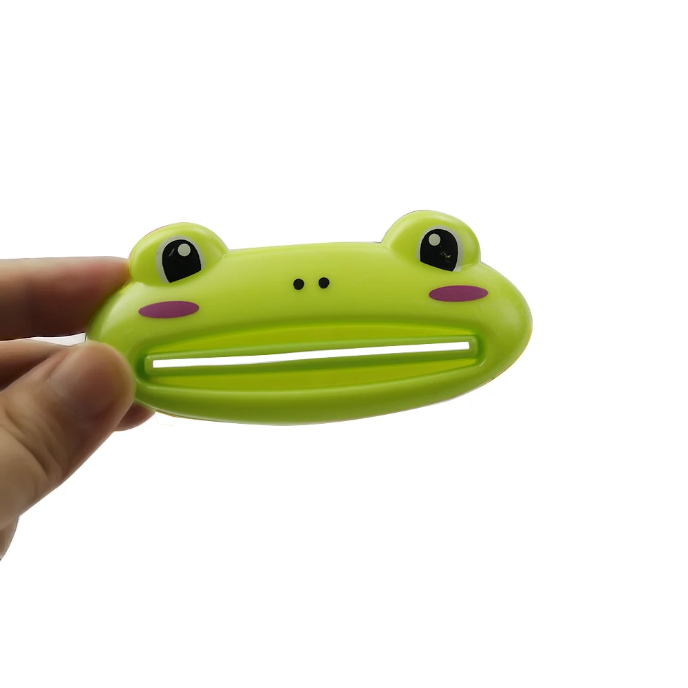 1Pcs Cartoon Animal Frog Panda Powder Pig Multipurpose Extruder Lazy Cosmetics Facial Cleanser Manual Toothpaste Extruder 4