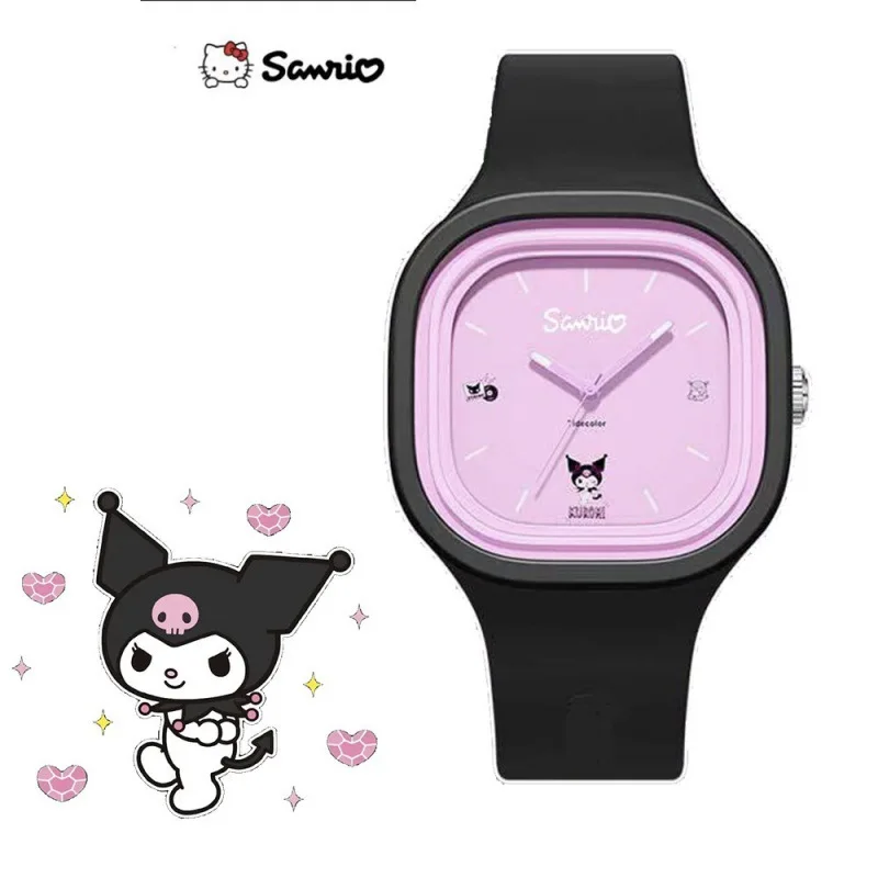 Kawaii Anime Sanrio Watch Hello Kitty Children Watchs Sports Silicone Watch Cartoon Watch Kids Toy Gifts 4