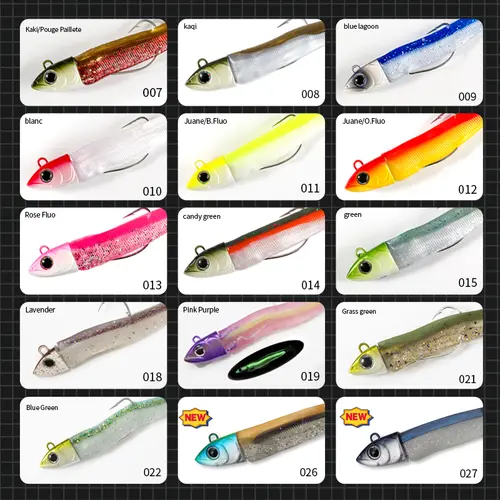 Hunthouse Barre T. Minnow 7g/12g/25g/40g/60g/90g/120g Easy Shiner Soft Fishing Lure Jig Bait Bass Pike Fishing Leurre Souple - Image 5