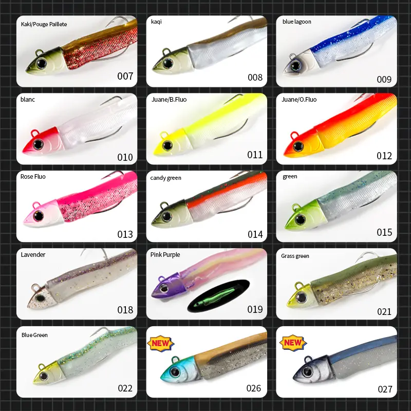 Hunthouse Barre T. Minnow 7g/12g/25g/40g/60g/90g/120g Easy Shiner Soft Fishing Lure Jig Bait Bass Pike Fishing Leurre Souple - Image 5