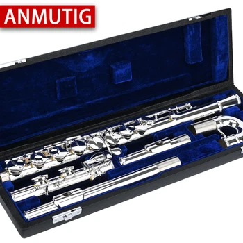 Alto flute silver plated key