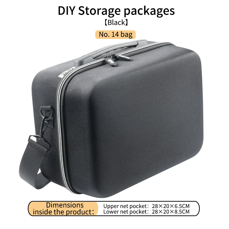 Travel Electronic Accessories Carry Case with DIY Sponge Protection