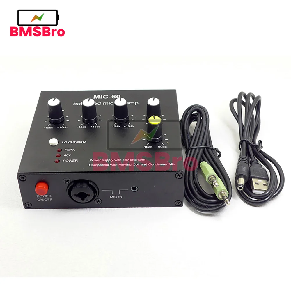 BalancedDynamicMicrophoneAmplifierMusicAudioAmplifierMIC60With