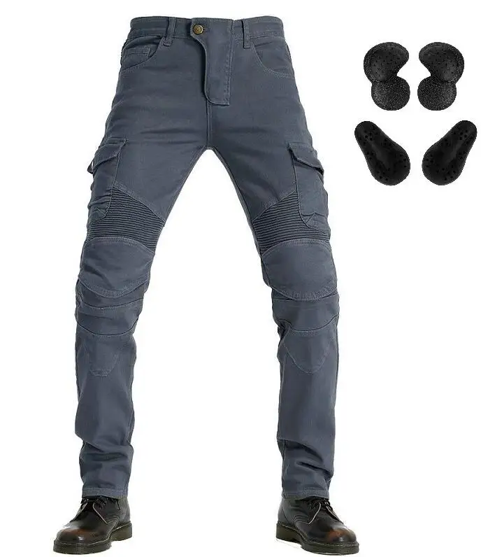 Outdoor Jeans Men\'s Motorcycle Anti-Fall Rider Equipment Protective Gear Four Seasons Riding Jeans Motorpoof Jeans With Protect