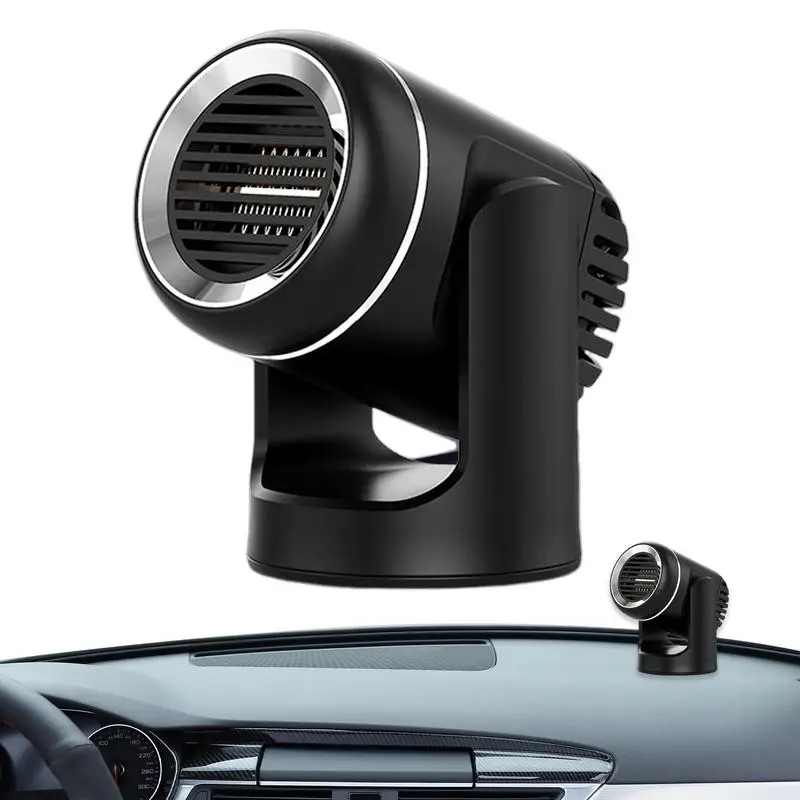 

2 In 1 Car Portable Heater And Fan Auto Defroster 12V Portable Cooler Car Defrost Defogger 360 Degree Rotation Car Heater