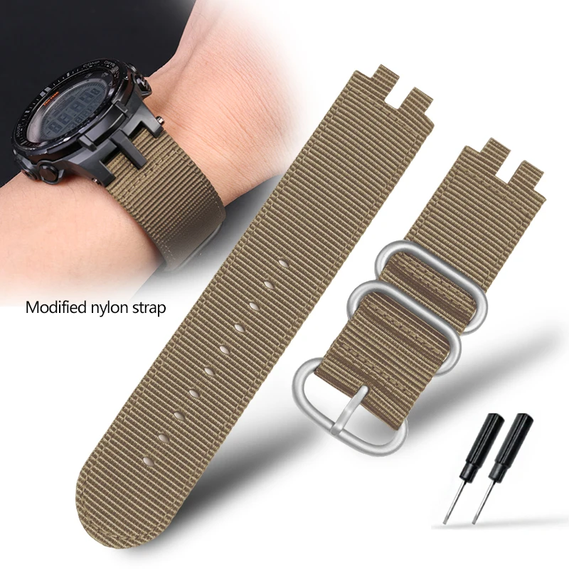 Durable Nylon Waterproof Outdoor Sports Watch Strap Bracelet