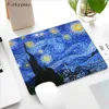 Van Gogh Oil Painting Small Desktop Desk Mat Kawaii Gaming Accessories Students Writing Pad for Teen Girls Bedroom 6