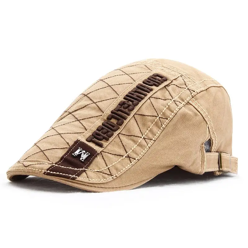 Hot Sale Summer Outdoor Flat Hat Sports Cotton Beret Caps Solid Color Casual Peaked Caps Unisex M Label Stylish Casual Sun Hats