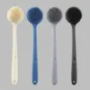 Silicone Back Scrubber,Long Handle Body Scrubber,Light&Easy-to-Hold Shower Brush for Skin Cleaning&Exfoliating with a Free Hook 6