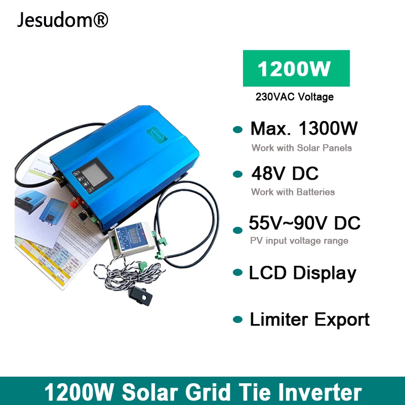 1200W Solar Inverter Grid Krawatte mit Reinem Sinus Ausgang DC48V zu