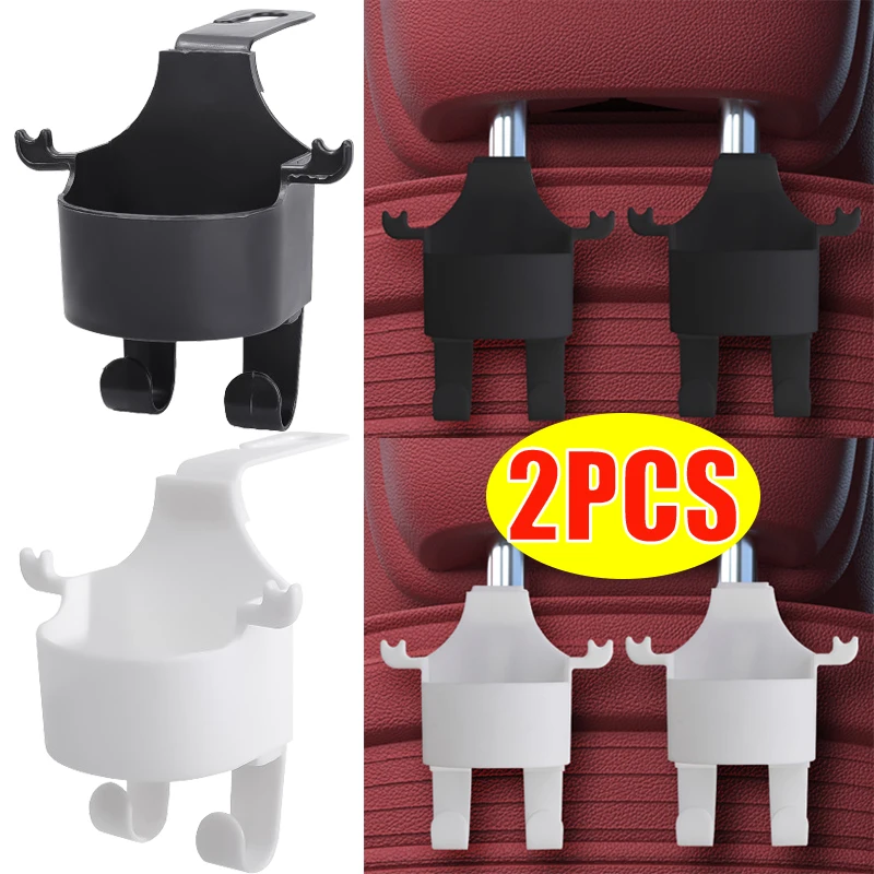 

Car Hook Storage Holder Universal Automatic Seat Headrest Backrest Storage Hook Water Cup Storage Rack Car Interior Accessories