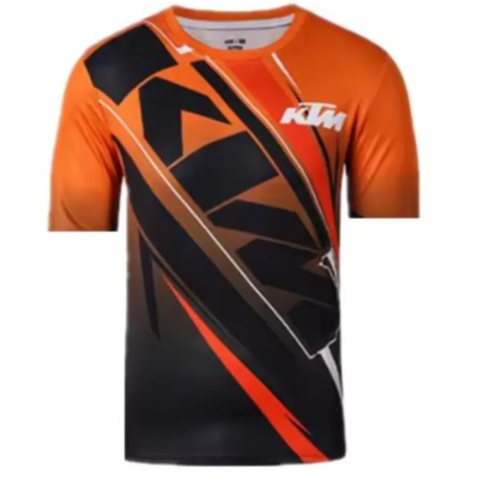 2026 KTM 남성용 반팔 사이클링 저지 MTB 다운힐 셔츠 DH MX 유니폼 산악 자전거 의류 여름 모토크로스 웨어 티셔츠
