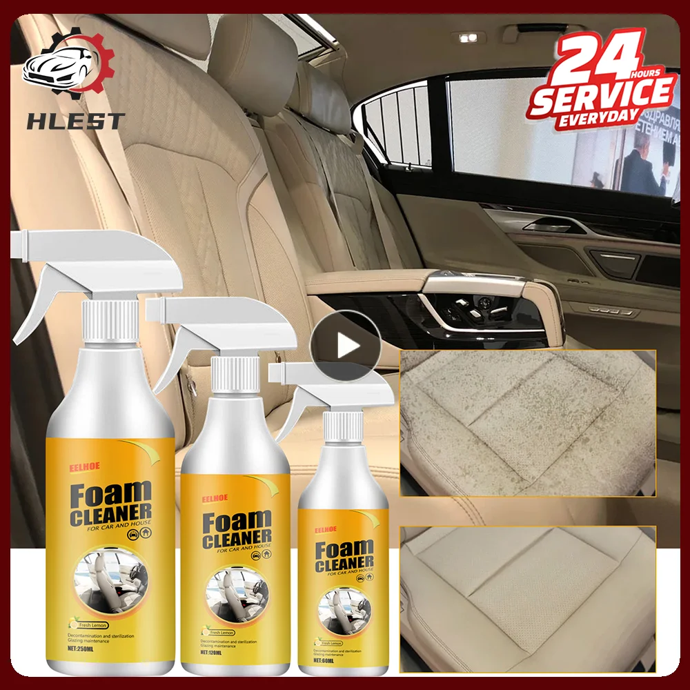 MultiPurpose Foam Cleaner Rust Remover Cleaning Car Leather Seat Car