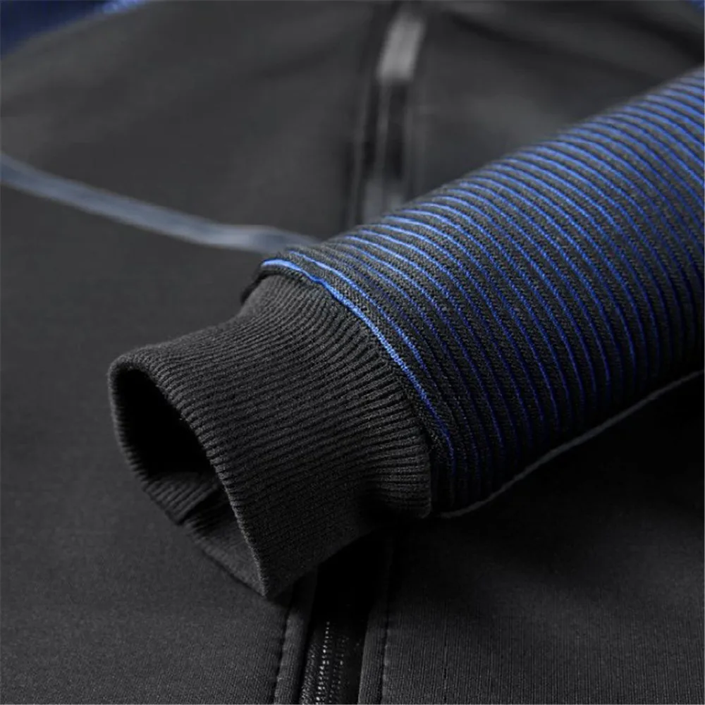 Men's Breathable Slim Fit Zipper Hoodie Jacket