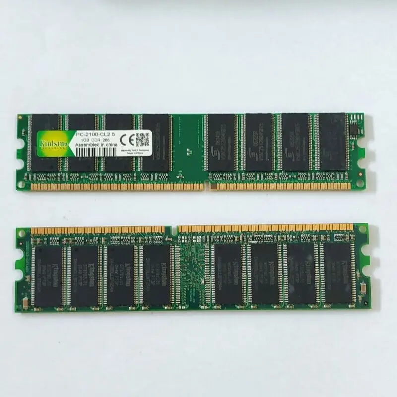 Kinlstuo Rams Ddr1 1Gb 266Mhz Memoria Desktop Ddr1 Pc-2100-Cl2.5 Dimm Desktop Memoria 1Gb 266