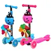 Windmill Ladybug Scooter Foldable and Adjustable Height Lean to Steer 3 Wheel Scooters for Toddler Kids Boys Girls Age 3-8 1