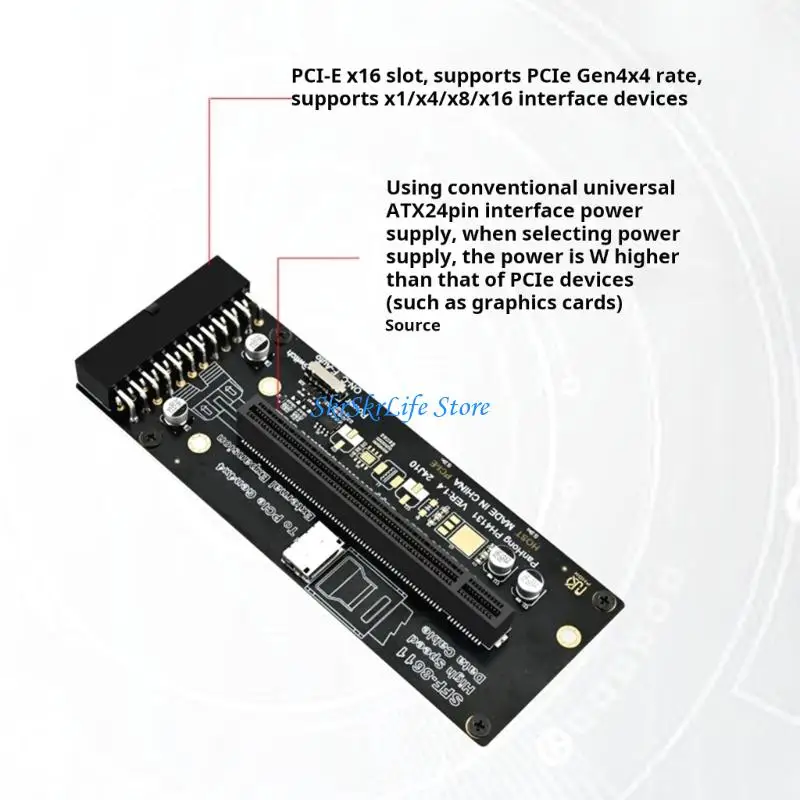 E65E SFF 8612 확장 키트 보드 및 디스플레이 장치용 정보 라인 포함)
