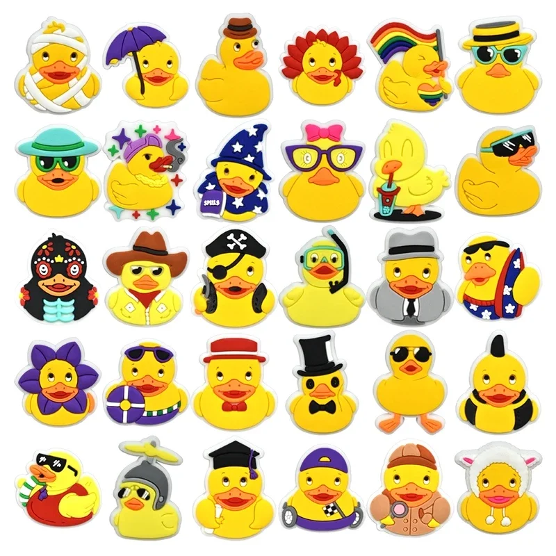 Whimsical Duck Shoe Charms for Clogs and Accessories
